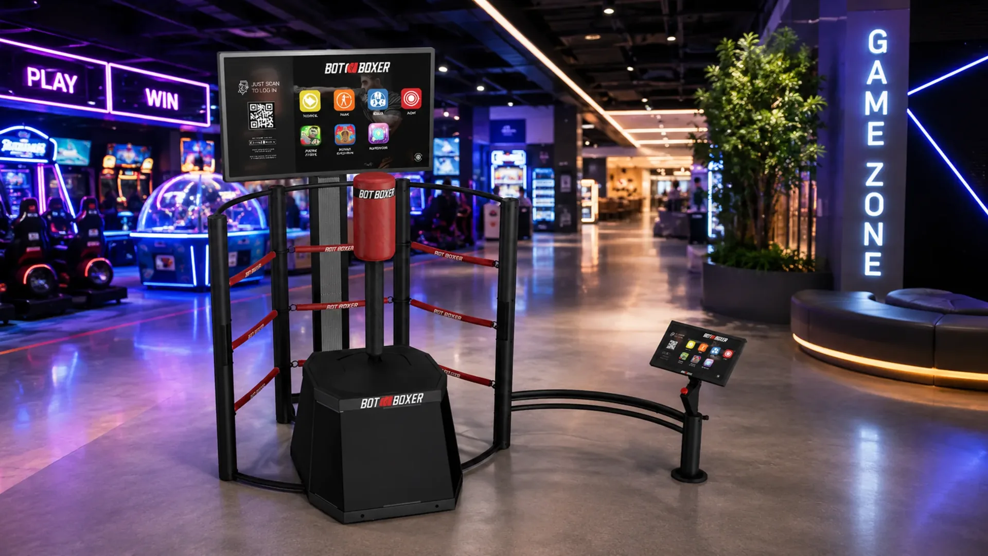BotBoxer reactive boxing machine