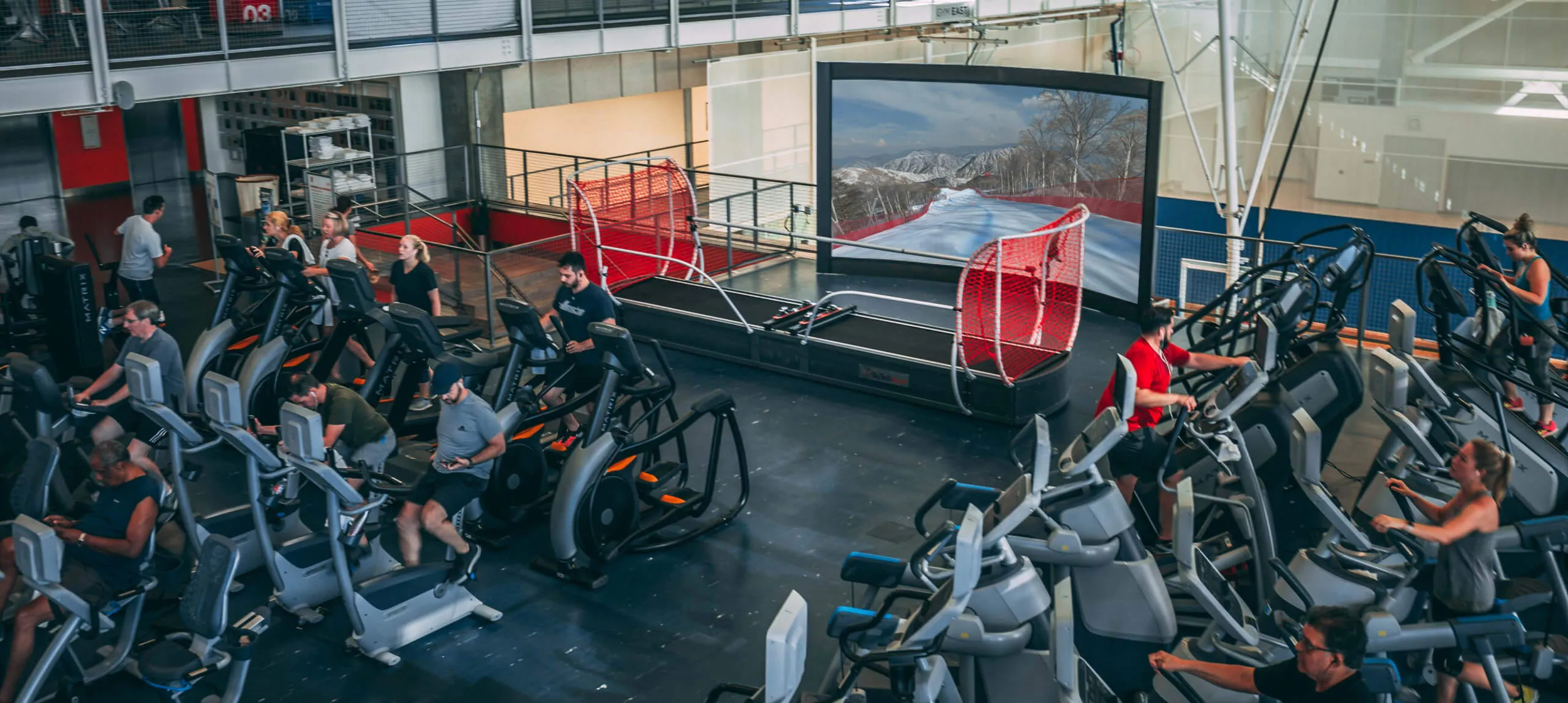 SkyTechSport ski simulator club with two machines